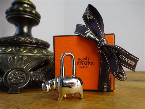 Hermès Hippo Cadena Lock Charm 